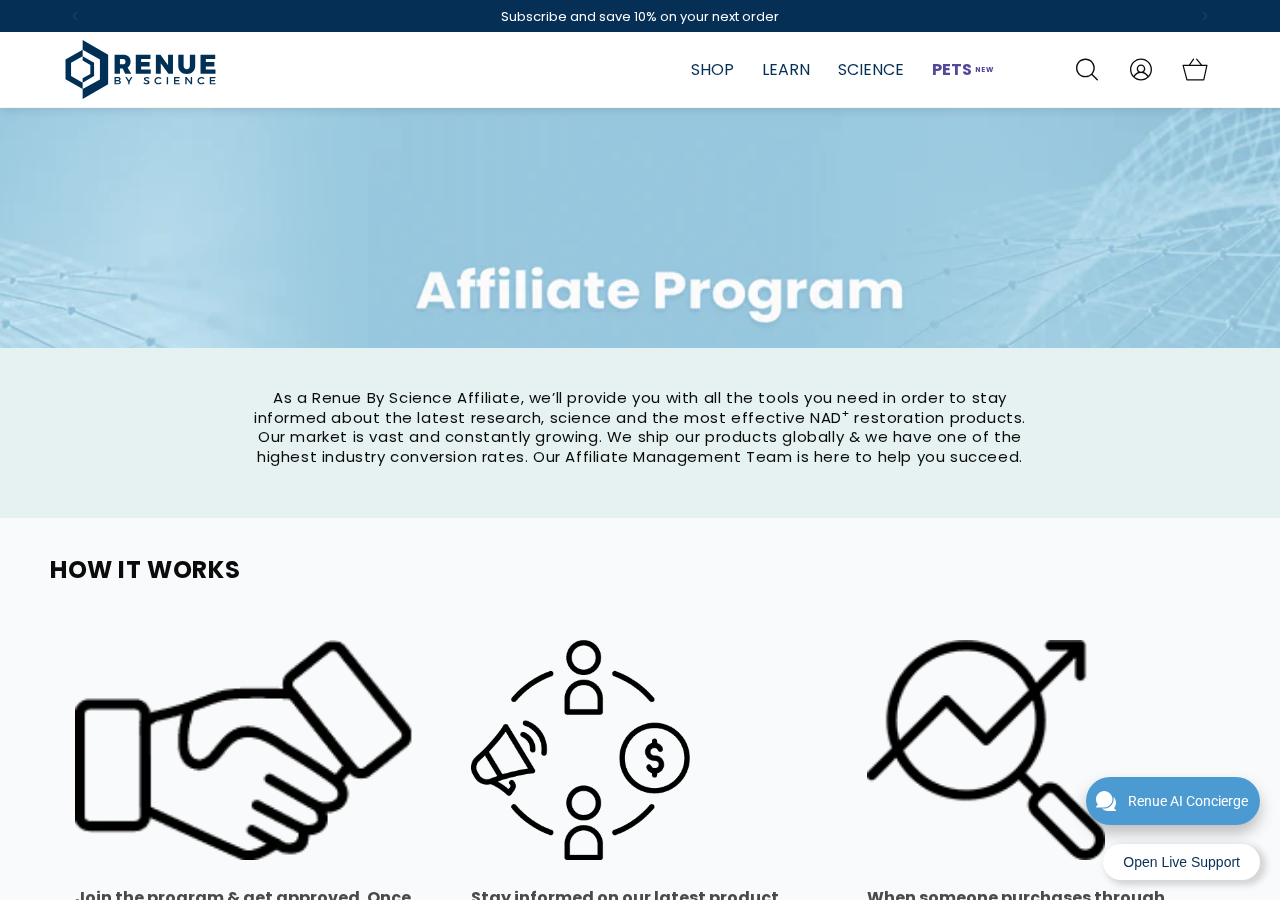 The affiliates page on the RBS website
